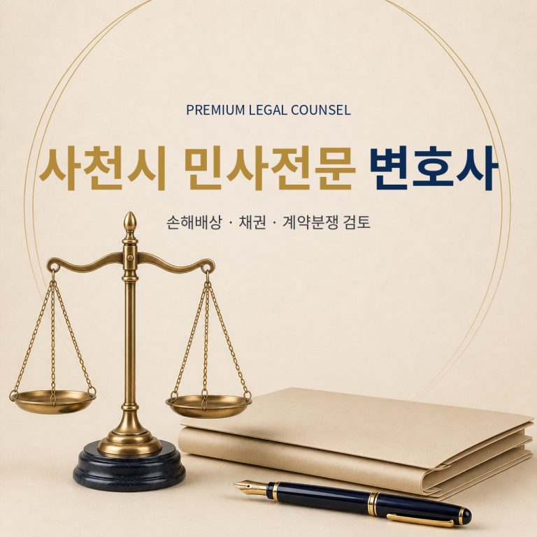 사천시 민사전문 변호사