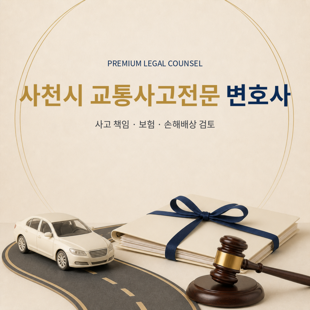 사천시 교통사고전문 변호사