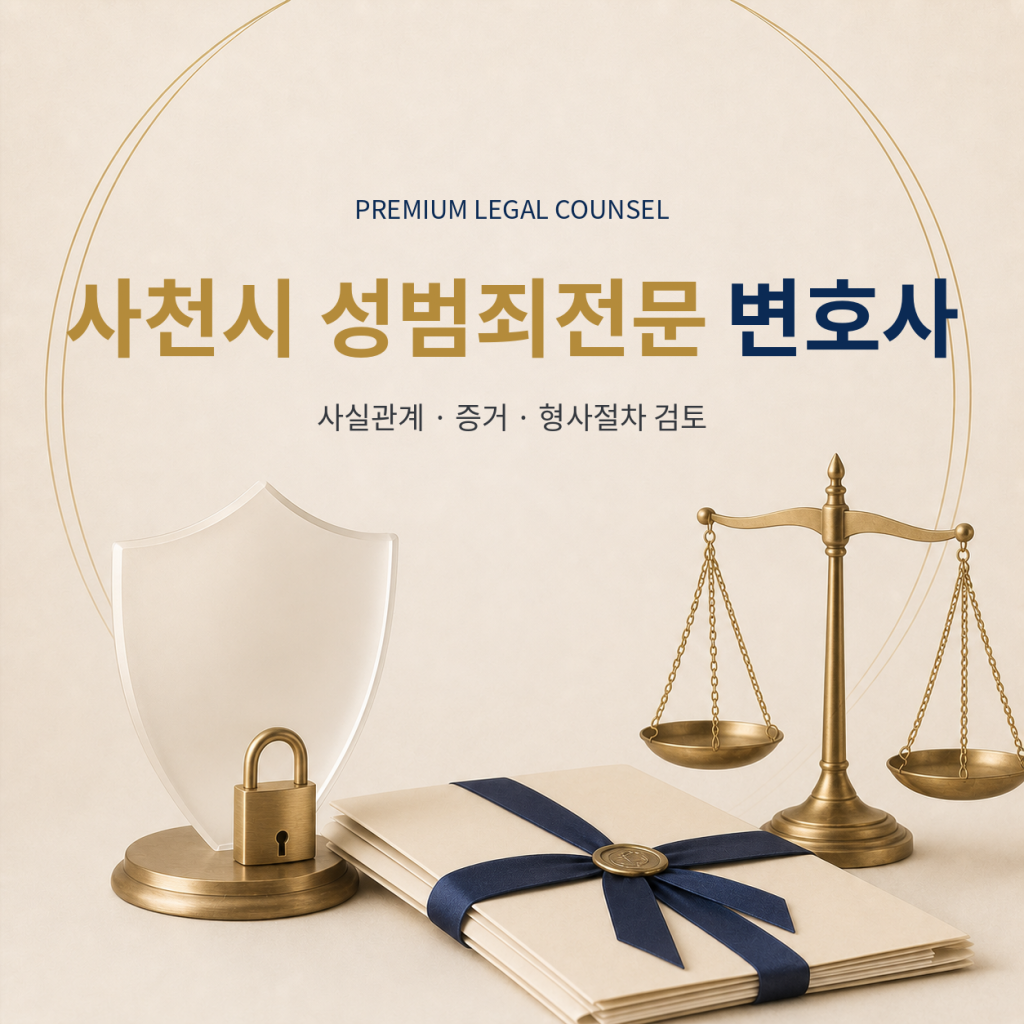 사천시 성범죄전문 변호사