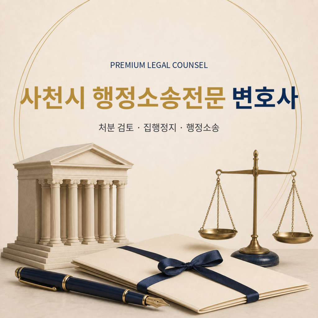 사천시 행정소송전문 변호사